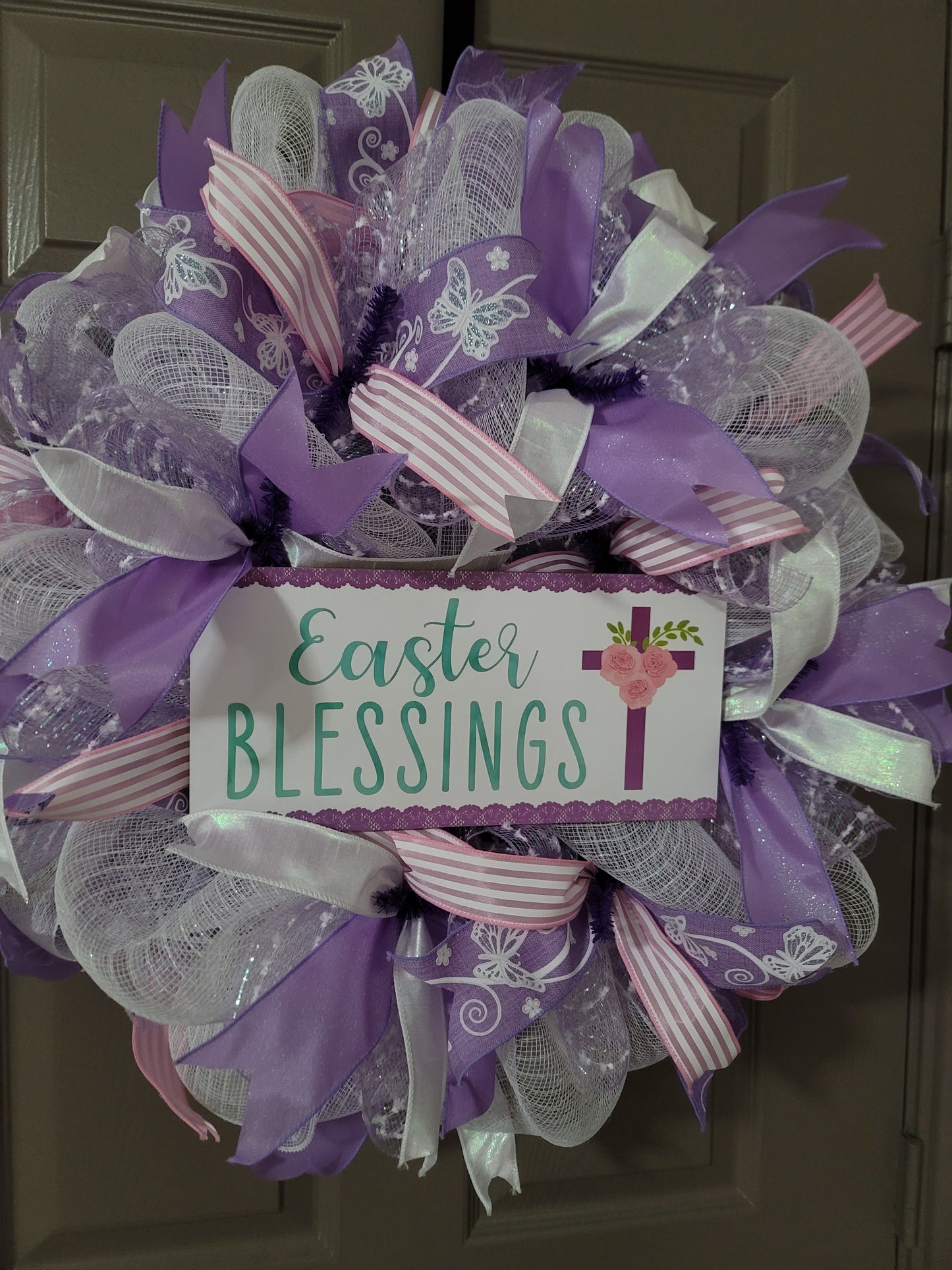 Easter wreath, Spring wreath, Everyday wreath, front door wreath, door decor