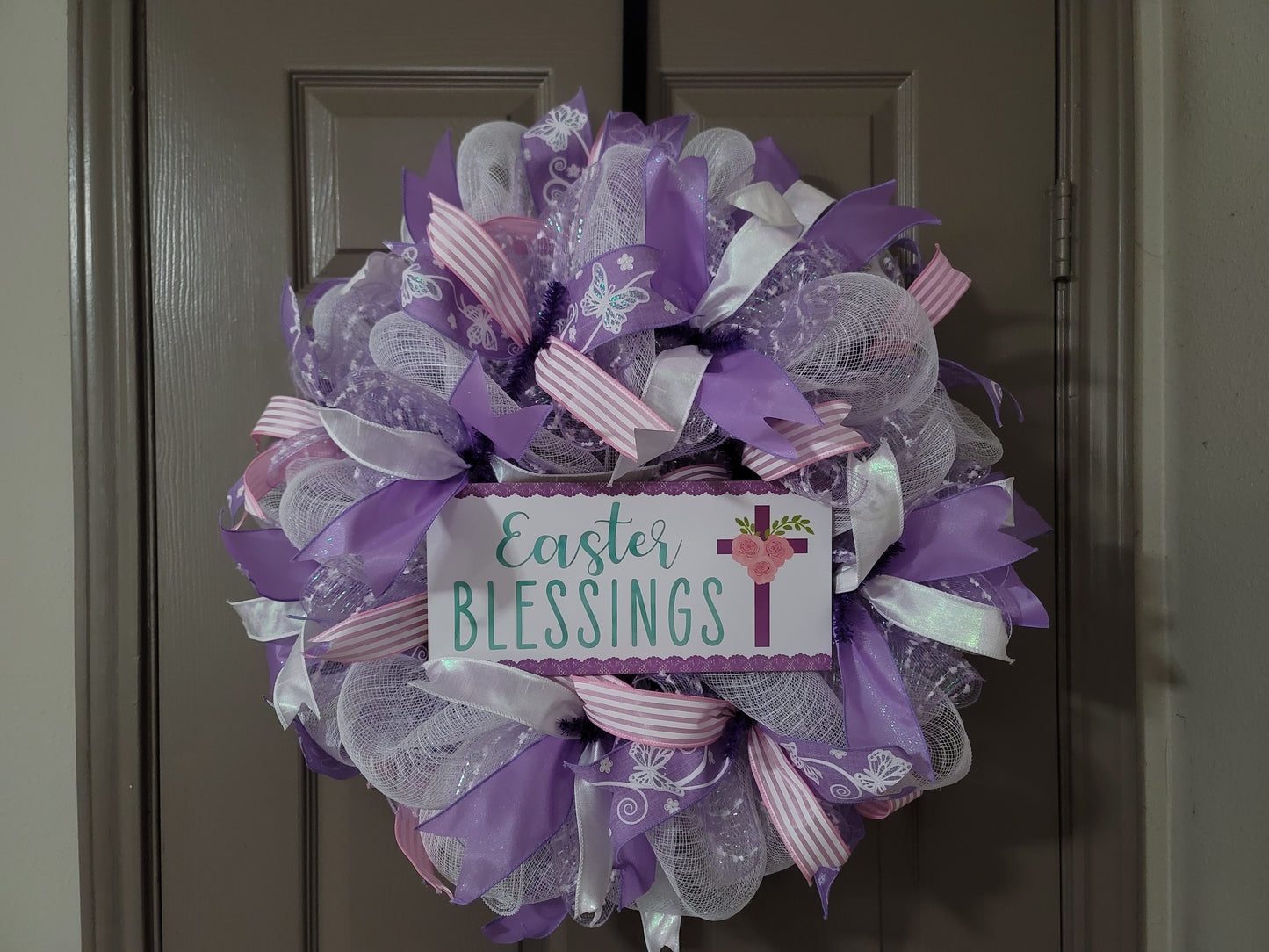 Easter wreath, Spring wreath, Everyday wreath, front door wreath, door decor