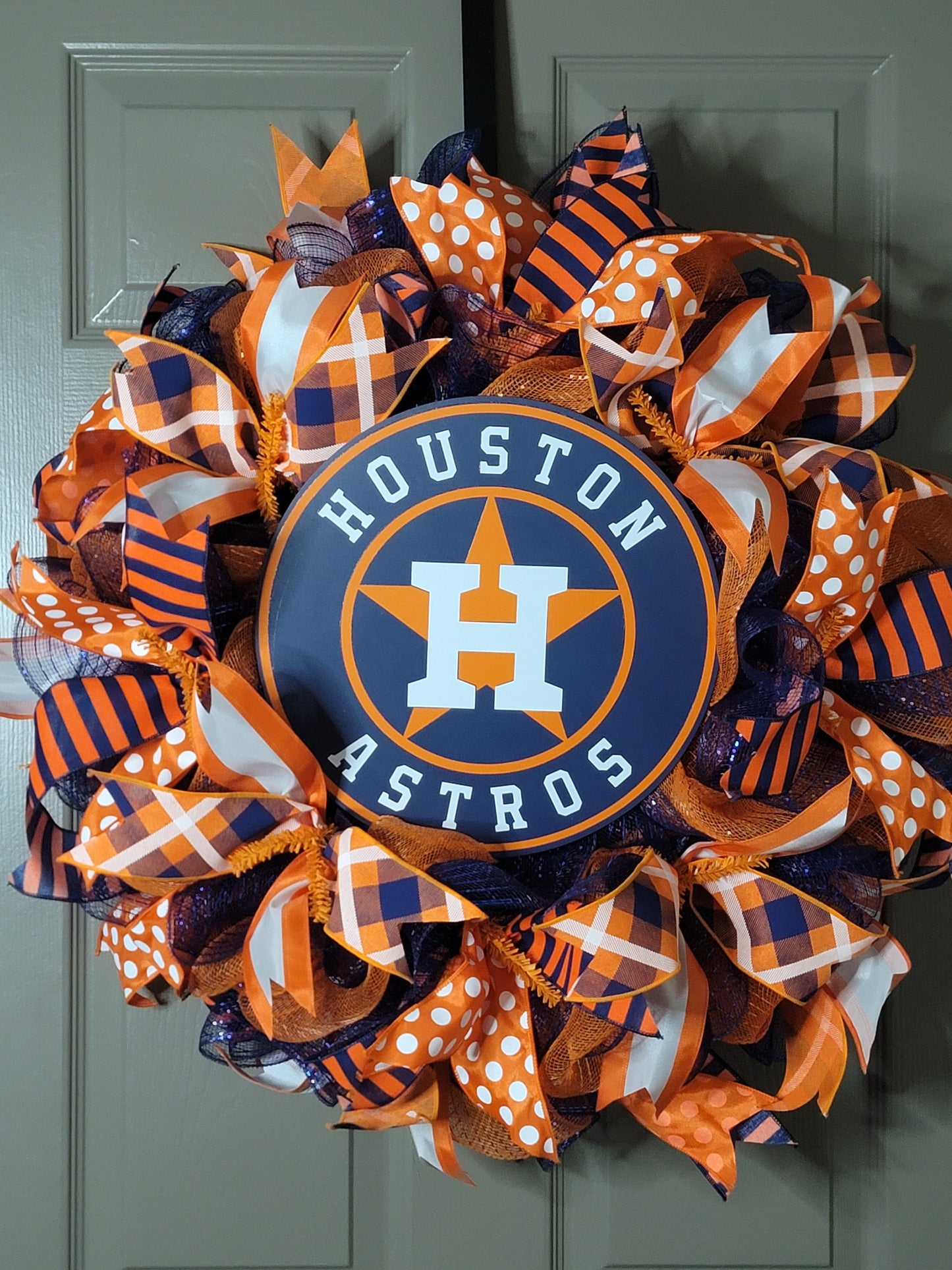 Houston Astros wreath, Astros world champions, MLB wreath, Baseball wreath