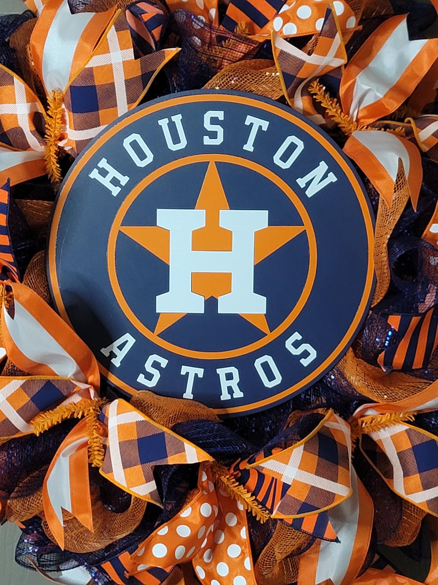 Houston Astros wreath, Astros world champions, MLB wreath, Baseball wreath