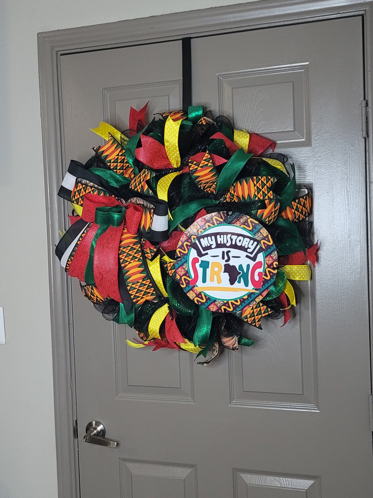 Juneteenth,  Black history Month,  black,  red,  green wreath,